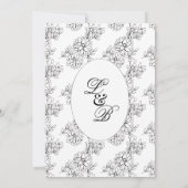 ダリアリース 招待状 (裏面)