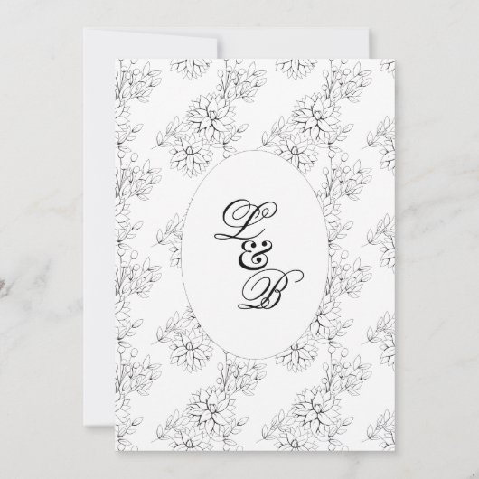 ダリアリース 招待状 (裏面)