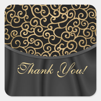 ダリアン結婚式の引き出物サンキューステッカー スクエアシール