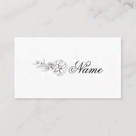 ダリア座席表 プレイスカード