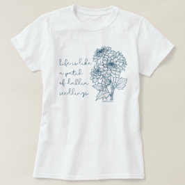 ダリア感動的苗Tシャツ Tシャツ