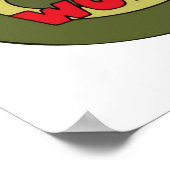 ダリア病の悲しい世界tシャツ ポスター (角)