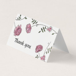 ダリア結婚サンキューカード