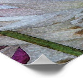 ダリア花びら ポスター (角)