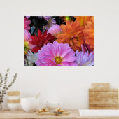 ダリア花びら ポスター (キッチン)