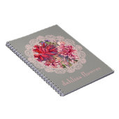 ダリア花 ノートブック (右側)