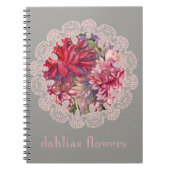 ダリア花 ノートブック (正面)