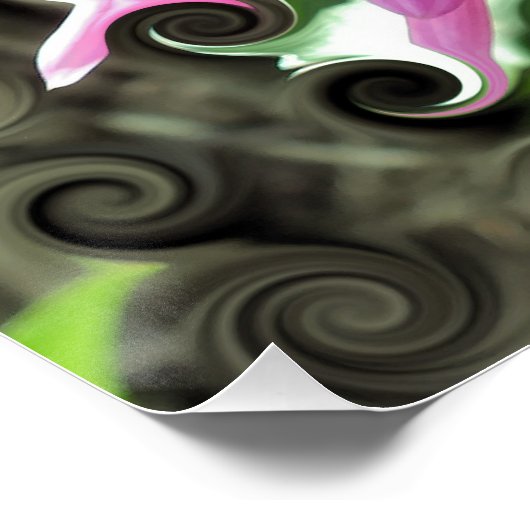 ダリア花 ポスター (コーナー)