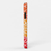 ダリア花、花のパターン、オレンジ色のダリア Case-Mate iPhoneケース (裏面/右)