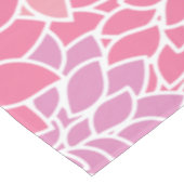 ダリア花、花のパターン、ピンクのダリア テーブルクロス (アングル)