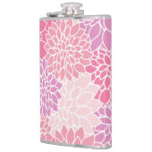 ダリア花、花のパターン、ピンクのダリア フラスク (左)