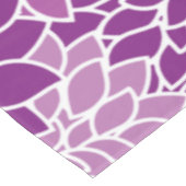 ダリア花、花のパターン、紫ダリア テーブルクロス (アングル)