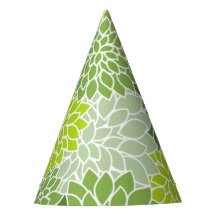 ダリア花、花のパターン、緑のダリア