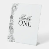 ダリア表番号 台座サイン (正面)