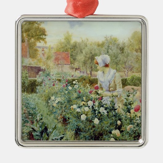 ダリア1896年 メタルオーナメント (正面)