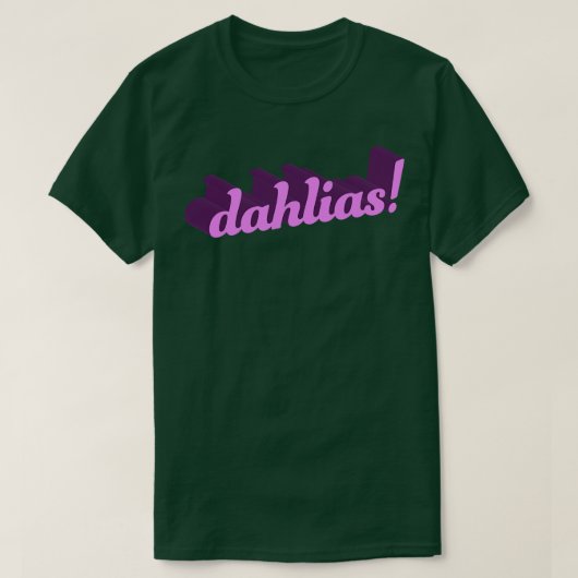 ダリア3D Tシャツ (デザイン正面)