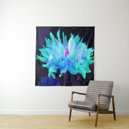 ダリア カクタスダリア 花色 水色 グリーン タペストリー