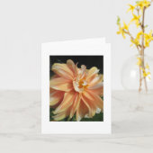 ダリア カード (黄色い花)