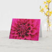 ダリア カード (黄色い花)