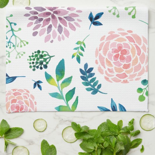 ダリア キッチンタオル (折り畳み)