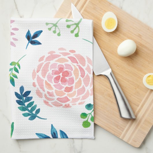 ダリア キッチンタオル (四つ折り)