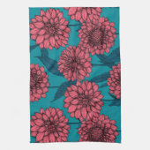 ダリア キッチンタオル (縦)