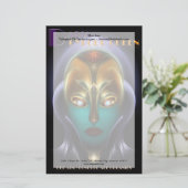 ダリア・サイボーグ・クイーン 便箋 (スタンド正面)