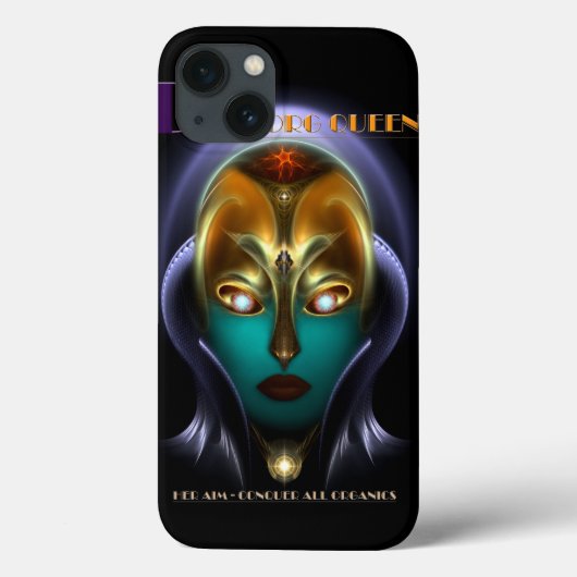 ダリア サイボーグ クイーン iPadケース Case-Mate iPhoneケース (裏面)