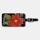 ダリア(ダリアPinnata) ラゲッジタグ (正面横)