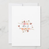 ダリア&バラハネムーンシャワー 招待状 (裏面)