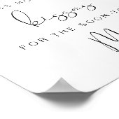 ダリア レモン キスの数当て ブライダルシャワー ポスター (角)