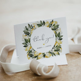 ダリア レモン シトラス フルーツ サマー ガーデン フローラル サンキューカード