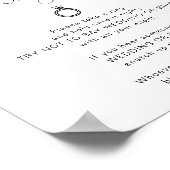 ダリア レモン Don't Say ブライドまたはリング ゲーム ポスター (角)