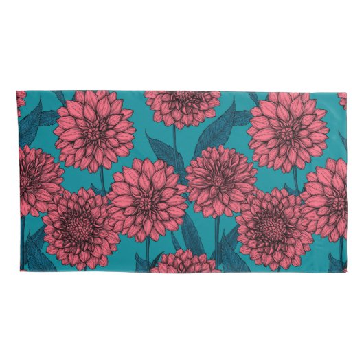 ダリア 枕カバー (裏面-右)