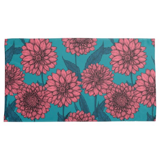 ダリア 枕カバー (正面右)