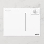 ダリア(赤い) ポストカード (裏面)