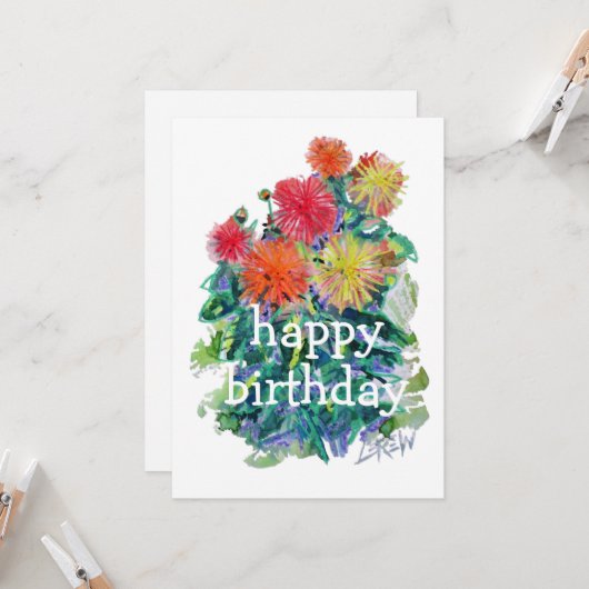 ダリア#170310 カード (正面/裏面インサイチュ)