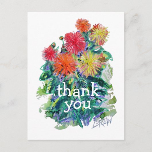 ダリア#170310 ポストカード (正面)