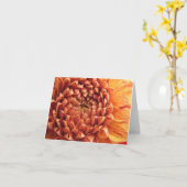 ダリア – notecard カード (黄色い花)