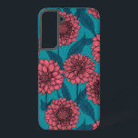 ダリア SAMSUNG GALAXY S22 ケース<br><div class="desc">手描きダリアの花で作られたシームレスなパターン</div>