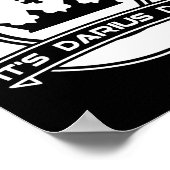 ダリウスの日おもしろいミーム祝- Love ポスター (角)