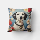 ダリエレガントアの花とダルマチア クッション (裏面)