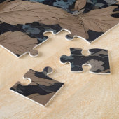 ダリエレガントアの花とダルマチア ジグソーパズル (側面)