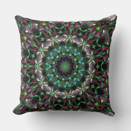 ダリオンスタイル万華鏡のように千変万化するパターンの明るい色相 クッション