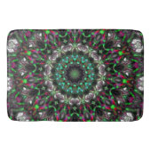 ダリオンスタイル万華鏡のように千変万化するパターンの明るい色相 バスマット (正面)