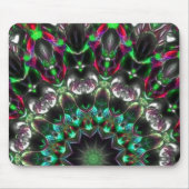 ダリオンスタイル万華鏡のように千変万化するパターンの明るい色相 マウスパッド (正面)