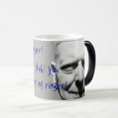 ダリンおもしろいグ・グランパス私の指グランドパを引く モーフィングマグカップ (正面右)