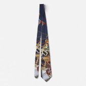 ダリング・フライング・ウォレンダーズ 赤 青 黄 ネクタイ (裏面)