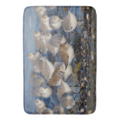 ダリンズとサンダリングの群れがビーチ バスマット (正面縦)