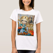 "ダリーの夢の中のアリス" Tシャツ (正面)